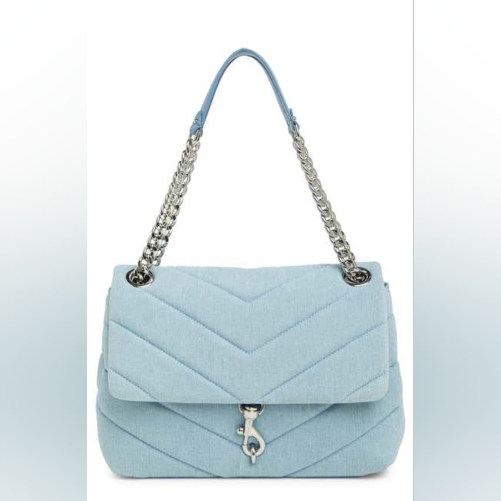 Rebecca Minkoff, Edie Maxi Shoulder Bag, MEDIUM BLUE